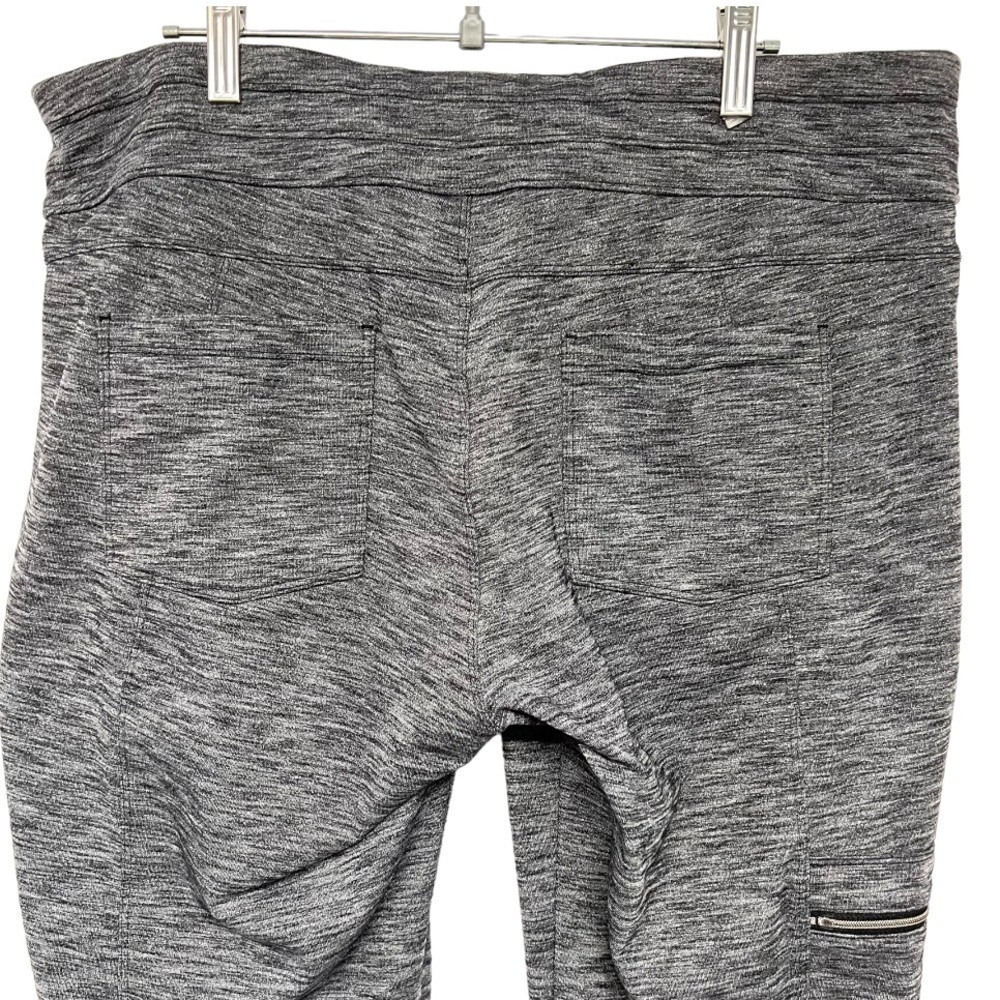 Athleta Gray Space Dye Metro Joggers Active Athletic Women’s Large - Picture 8 of 13